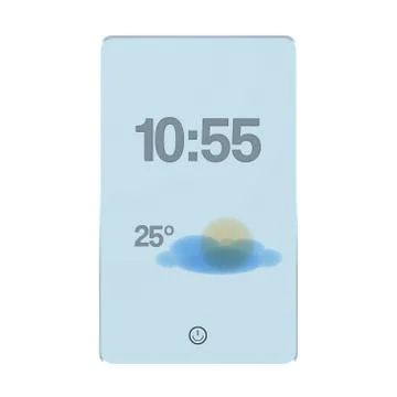 Transparent phone Stock Illustration