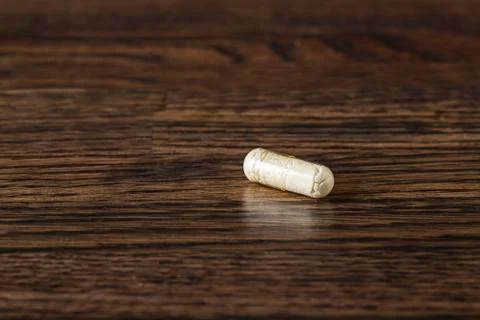Transparent pill Stock-Fotos