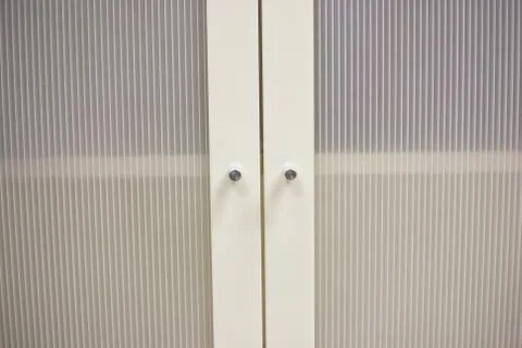 Transparent plastic door Stock Photos