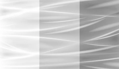 Transparent plastic warp Illustrazione stock