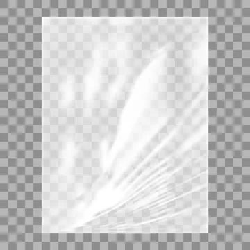 Transparent Polyethylene Banner Stock Illustration