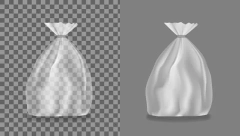 Transparent Polyethylene Package Illustrazione stock