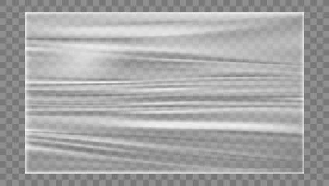 Transparent Polyethylene Plastic Warp Stock Illustration