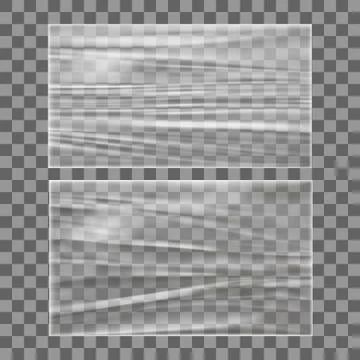 Transparent Polyethylene Plastic Warp イラスト素材