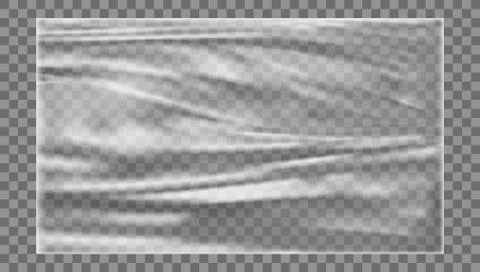 Transparent Polyethylene Plastic Warp Stockillustratie