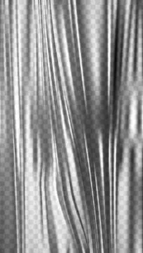 Transparent Polyethylene Plastic Warp Stock Illustration