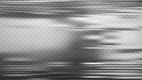 Transparent Polyethylene Plastic Warp Stock Illustration