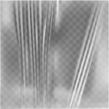 Transparent Polyethylene Plastic Warp Stock Illustration