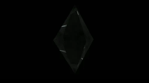 Transparent prism rotating 01 - Loop Stock Footage 12342092