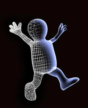 Transparent puppet Stock Illustration