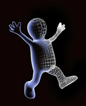 Transparent puppet Stock Illustration