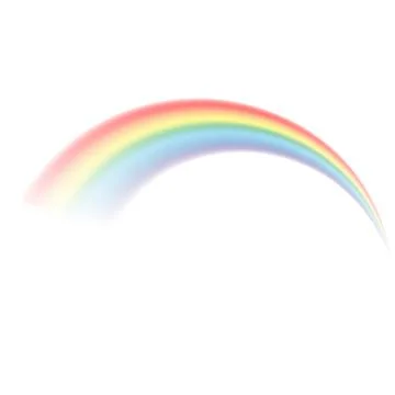 Transparent rainbow. Vector illustration. Realistic raibow on transparent bac Stock Illustration