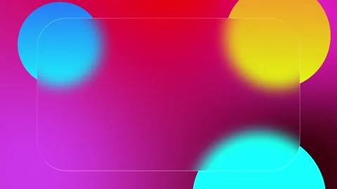 A transparent rectangle inside a sleek glass animation Vídeos de archivo 335121128