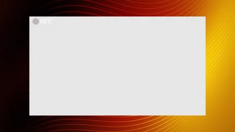 Transparent rectangle with a rec indicator and lines. 스톡 동영상 326701824