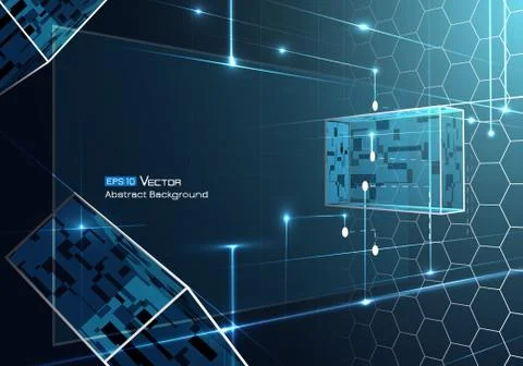 Transparent rectangles 3D Stock Illustration