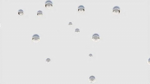 Transparent Rising Bubbles Animation Stock Footage 318231065
