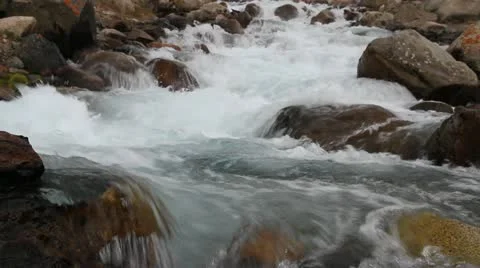 Transparent river Stock Footage 11847136