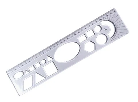 Transparent ruler Stock Photos