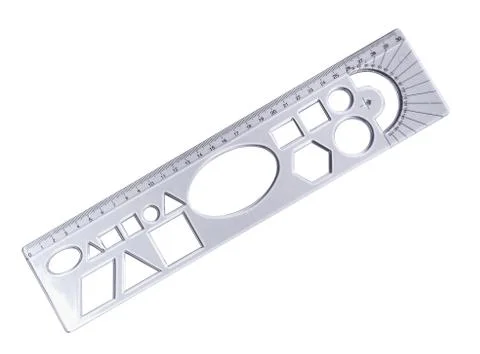 Transparent ruler Stock Photos