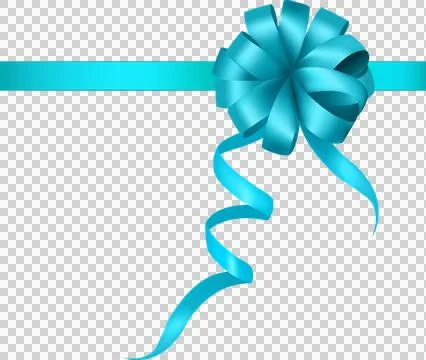 Transparent satin ribbon Illustrazione stock