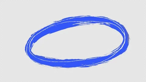 Transparent Scribble Circle Highlight Hand Drawn Rough Animation Stock Footage 325721861
