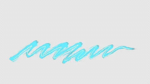 Transparent Scribble Underline Animation Hand Drawn Grunge Style Video stock 325721485