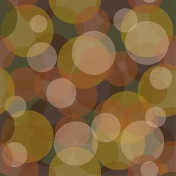 Transparent seamless pattern. Pastel spots. Autumn design. Stock Illustration