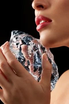 The transparent sensuality. Stock Photos