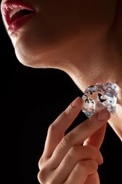 The transparent sensuality. Stock Photos