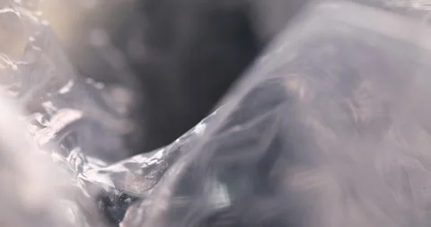 Transparent sheet Macro shot Stock Footage 327346926