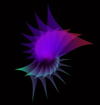 Transparent shell Stock Illustration