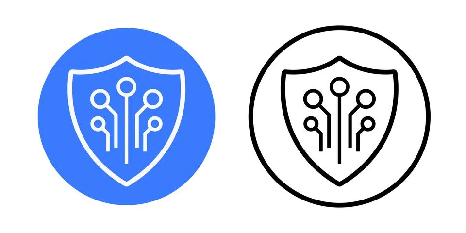 Transparent shield Stock Illustration