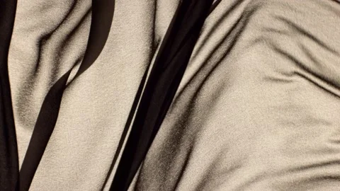 Transparent silk fabric flowing Stock Footage 152778332