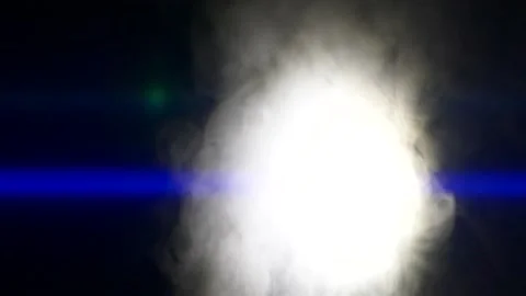Transparent smoke clouds, abstract fog, white steam texture on black background Vídeo Stock 239811638
