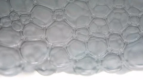 Transparent Soap Bubble Cluster Stock Footage 265875036
