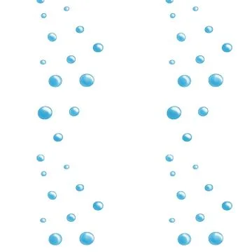 Transparent soap bubbles dancing Stock Illustration