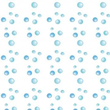 Transparent soap bubbles dancing Stock Illustration