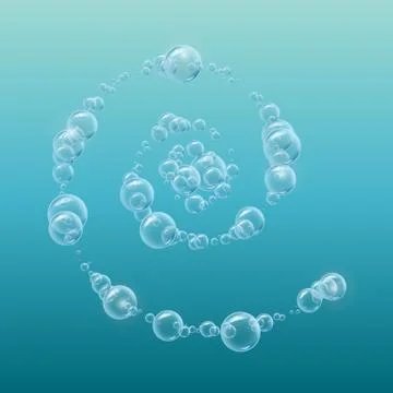 Transparent soap or water bubbles background Ilustración de archivo