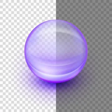 Transparent soft gel capsule. EPS 10 Stock Illustration