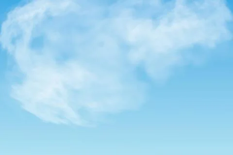 Transparent special effect stands out with fog or smoke. White cloud vector, fog Illustrazione stock