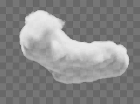 Transparent special effect stands out with fog or smoke. White cloud vector. Ilustración de archivo