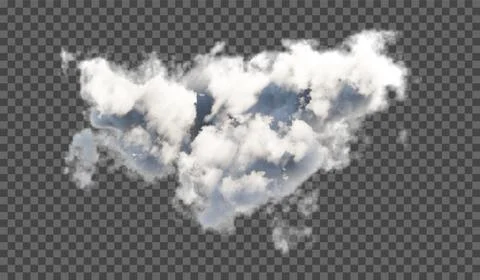 Transparent special effect stands out with fog or smoke. White cloud vector.. Ilustración de archivo