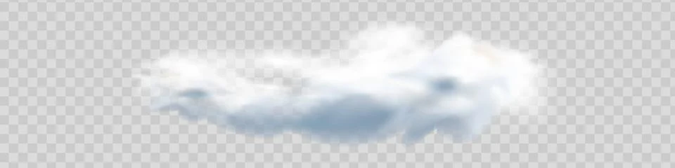 Transparent special effect stands out with fog or smoke. White cloud vector. 스톡 일러스트