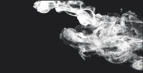 Transparent special effect stands out with fog or smoke. White cloud vector, fog Stock Illustration