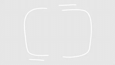 Transparent speech bubble animation alpha channel.  chat bubble, talk balloon Video stock 325743153