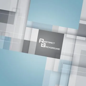 Transparent squares on the abstract vector background. Stock Illustration