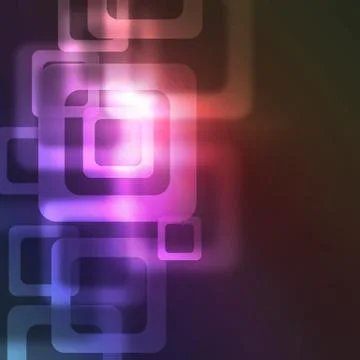 Transparent squares Stock Illustration