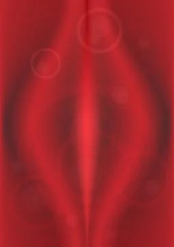 Transparent stars on red mesh gradient background. Stock Illustration