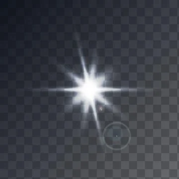 Transparent sunlight Stock Illustration