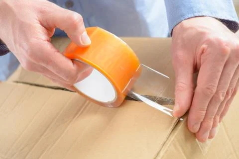Transparent tape Stock Photos